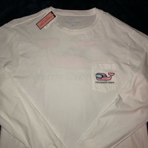 Vineyard Vines Long sleeve mens ski whale shirt